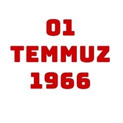1 Temmuz 1966