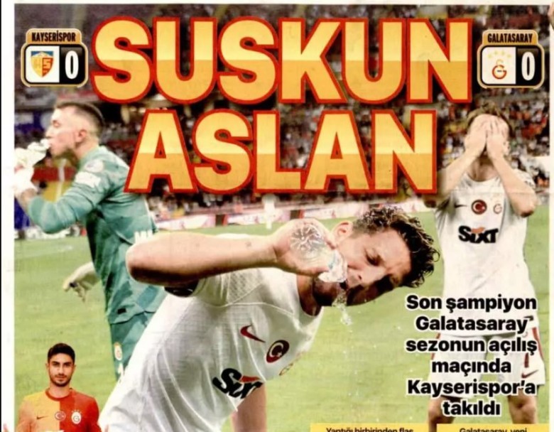 Fotomaç " Suskun Aslan"