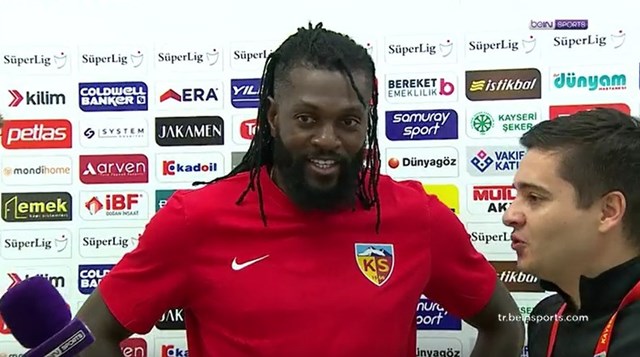 Adebayor: Yeni Bir Hoca ile Yeni Bir Heyacan kazandık.