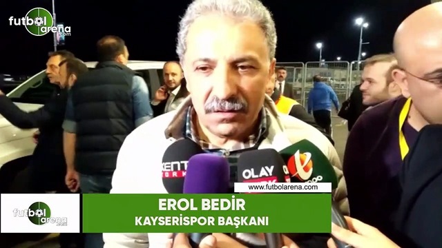 Kayserispor Başkanı Erol Bedir Özel maç gibiydi dostluk kazandı