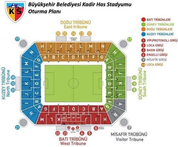 Kayserispor-Başakşehir Maçının Biletleri Satışta.