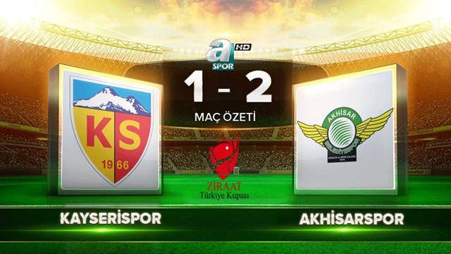 TK: 1.Maç Kayserispor 1-2 TM Akhisarspor | Maç Özeti