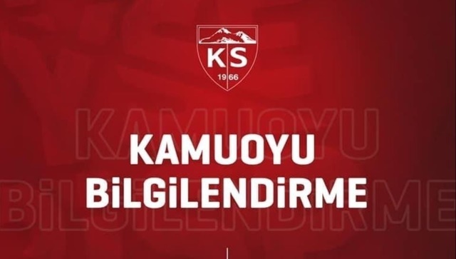 Kayserispor'da 12 Milyon TL ödeme Yapıldı.