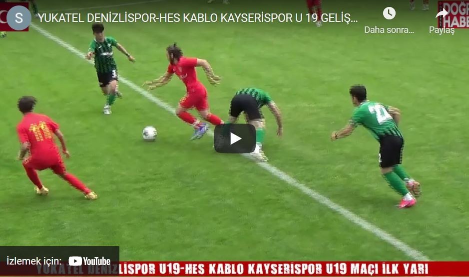 2020-2021 U19 Ligi:Denizlispor U19 1-1 Kayserispor U19 Maçının Tamamını İzle-Video