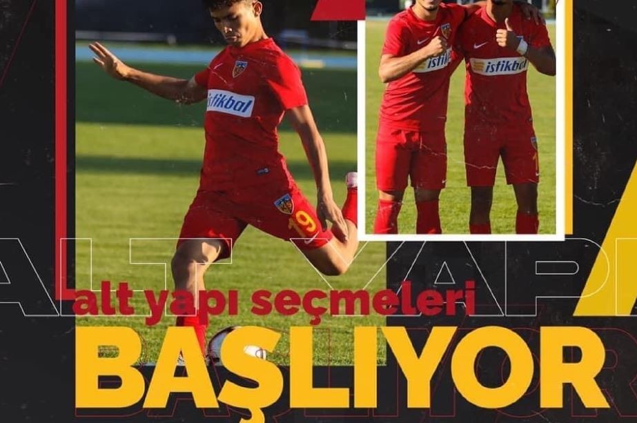 Kayserispor 2021-2022 Alt Yapı Seçmelerinin Tarihleri Belli Oldu.