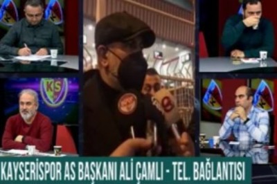 Kayserispor As Başkanı Ali Çamlı TV Kayseri'deki Sahadakiler Proğramına Telefonla Bağlandı.