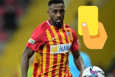 Lionel Carole Sarı Kart Cezalısı Durumuna Düştü.