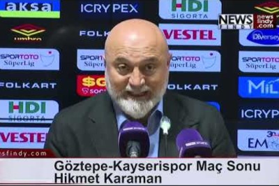 Hikmet Karaman'ın Göztepe Maçı Sonrası Basın Toplantısı-Video