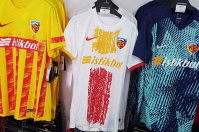 Kayserispor formalarına taraftardan büyük ilgi