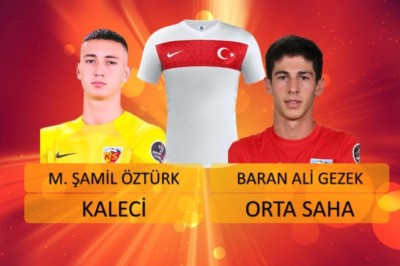Kayserispor'dan U19 Milli Takıma 2 Futbolcu Davet Edildi.