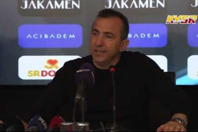 Kayserispor Teknik Direkkör Recep Uçar'ın Basın Toplantısı-Video