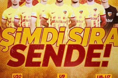 2024-2025 Sezonu Kayserispor Futbol Akademisi Seçmeleri Başlıyor.