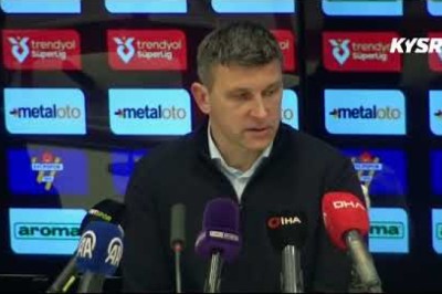 Kayserispor Teknik Direktörü Sergej Jakirović'in Eyüpspor Maçı Sonrası Basın Toplantısı
