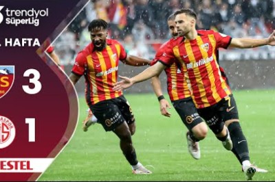 2024-2025 Süper Lig: Kayserispor 3-1 Antalyaspor (Maç Özeti)