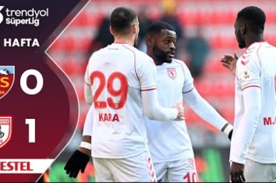 2024-2025 Süper Lig: Kayserispor 0-1 Samsunspor (Maç Özetleri)