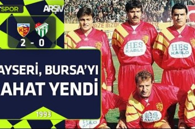 1993-1994 T.Kupası: Kayserispor 2-0 Bursaspor Maç Özeti
