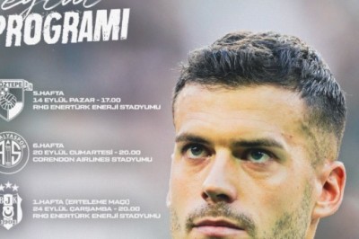 Kayserispor'un Eylül Ayı Maç Programı